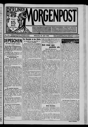 Berliner Morgenpost vom 26.07.1905