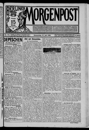 Berliner Morgenpost vom 27.07.1905