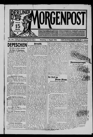 Berliner Morgenpost vom 01.08.1905