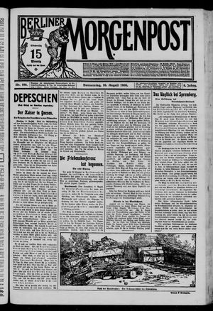 Berliner Morgenpost on Aug 10, 1905