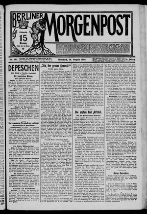 Berliner Morgenpost on Aug 16, 1905