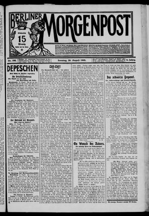 Berliner Morgenpost vom 20.08.1905