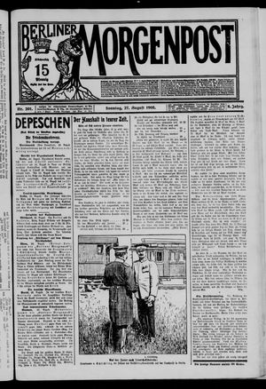 Berliner Morgenpost vom 27.08.1905