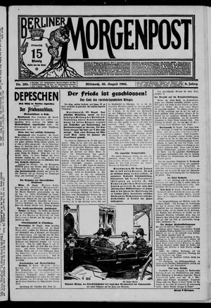 Berliner Morgenpost vom 30.08.1905
