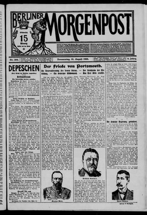 Berliner Morgenpost vom 31.08.1905