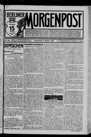 Berliner Morgenpost vom 05.10.1905