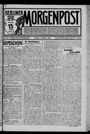 Berliner Morgenpost vom 06.10.1905
