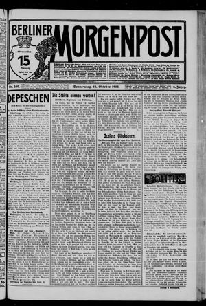 Berliner Morgenpost vom 12.10.1905