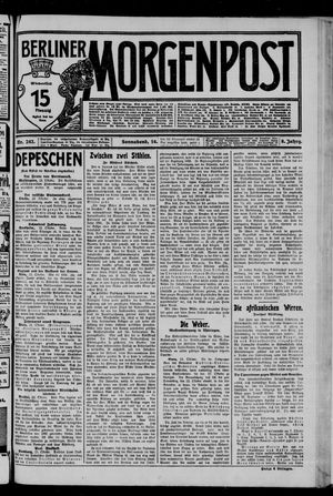 Berliner Morgenpost vom 14.10.1905