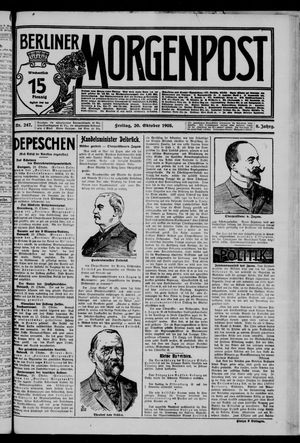 Berliner Morgenpost on Oct 20, 1905