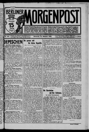 Berliner Morgenpost vom 25.10.1905