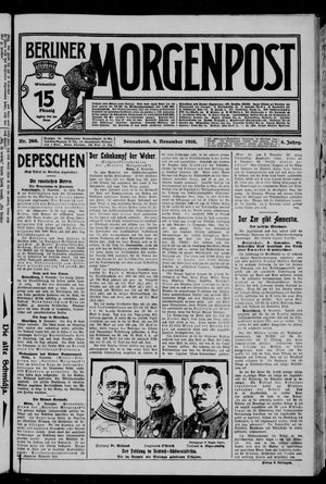Berliner Morgenpost vom 04.11.1905