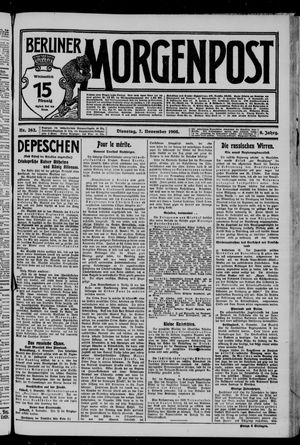Berliner Morgenpost vom 07.11.1905