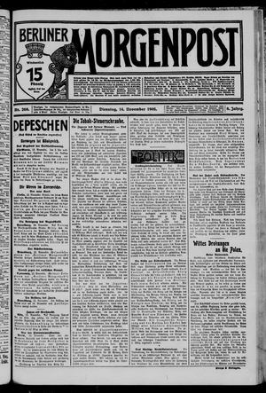 Berliner Morgenpost vom 14.11.1905