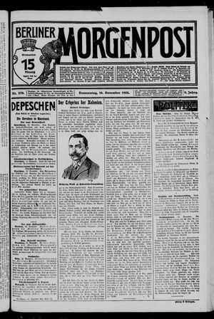 Berliner Morgenpost vom 16.11.1905