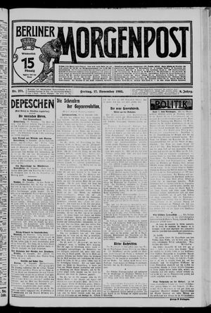 Berliner Morgenpost vom 17.11.1905