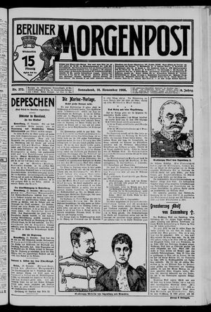 Berliner Morgenpost vom 18.11.1905