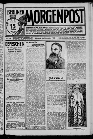 Berliner Morgenpost vom 21.11.1905