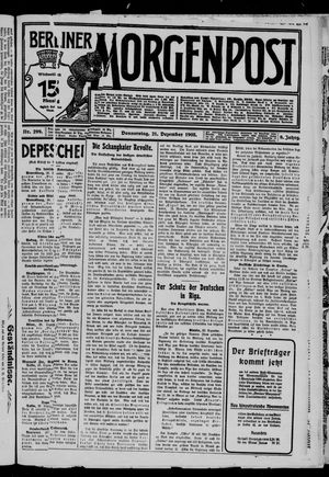 Berliner Morgenpost vom 21.12.1905