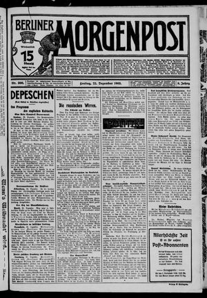 Berliner Morgenpost vom 22.12.1905