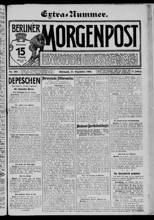 Berliner Morgenpost on Dec 27, 1905