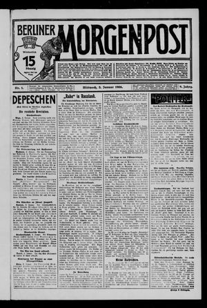 Berliner Morgenpost vom 03.01.1906