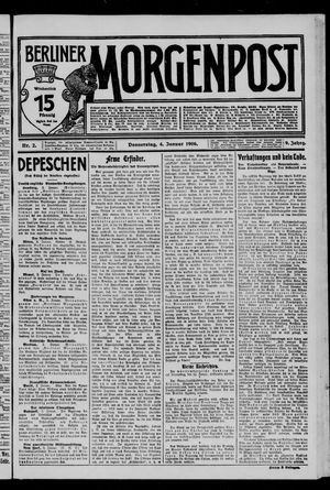 Berliner Morgenpost vom 04.01.1906