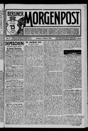 Berliner Morgenpost on Jan 5, 1906