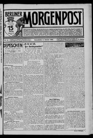 Berliner Morgenpost on Jan 6, 1906