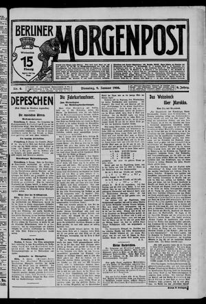 Berliner Morgenpost vom 09.01.1906