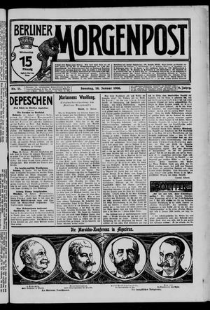 Berliner Morgenpost on Jan 14, 1906