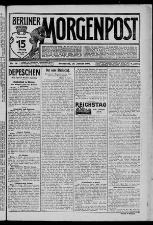 Berliner Morgenpost on Jan 20, 1906