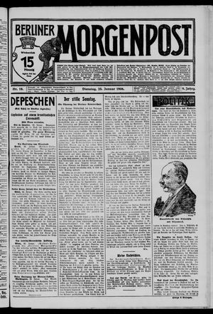 Berliner Morgenpost vom 23.01.1906