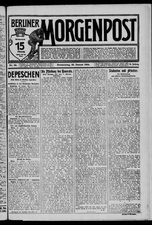 Berliner Morgenpost on Jan 25, 1906