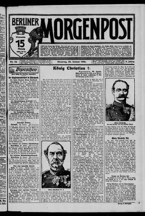 Berliner Morgenpost vom 30.01.1906