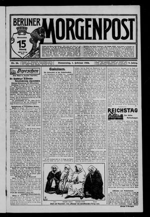 Berliner Morgenpost vom 01.02.1906