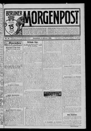 Berliner Morgenpost on Feb 3, 1906