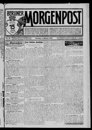 Berliner Morgenpost vom 04.02.1906