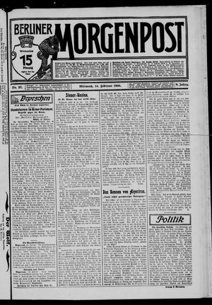 Berliner Morgenpost vom 14.02.1906