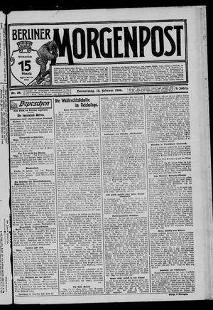 Berliner Morgenpost vom 15.02.1906
