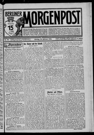 Berliner Morgenpost vom 16.02.1906