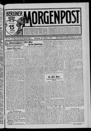 Berliner Morgenpost vom 20.02.1906