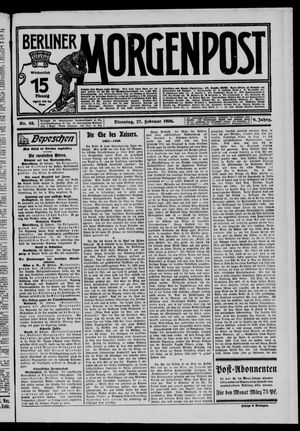 Berliner Morgenpost on Feb 27, 1906