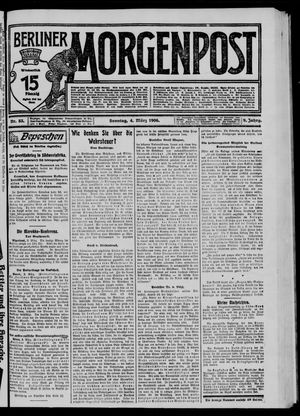 Berliner Morgenpost vom 04.03.1906