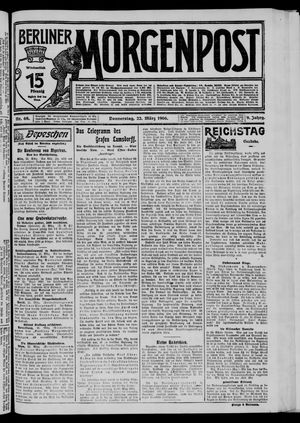 Berliner Morgenpost vom 22.03.1906