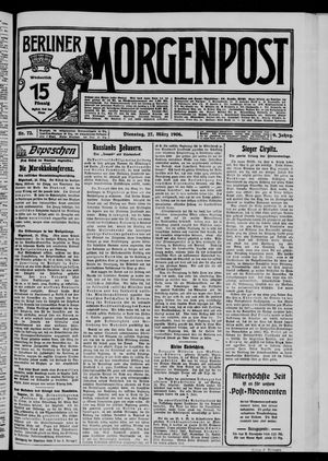 Berliner Morgenpost on Mar 27, 1906