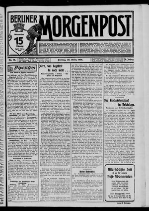 Berliner Morgenpost vom 30.03.1906