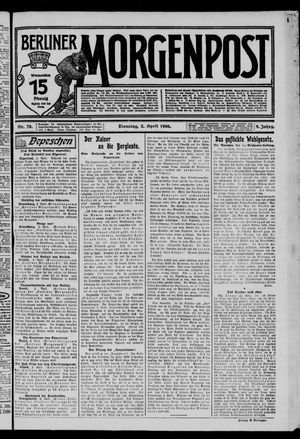 Berliner Morgenpost vom 03.04.1906