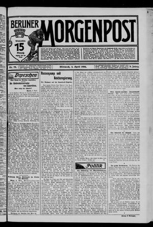 Berliner Morgenpost on Apr 4, 1906