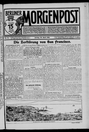 Berliner Morgenpost on Apr 20, 1906
